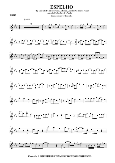 Espelho (arr. Rubinho)