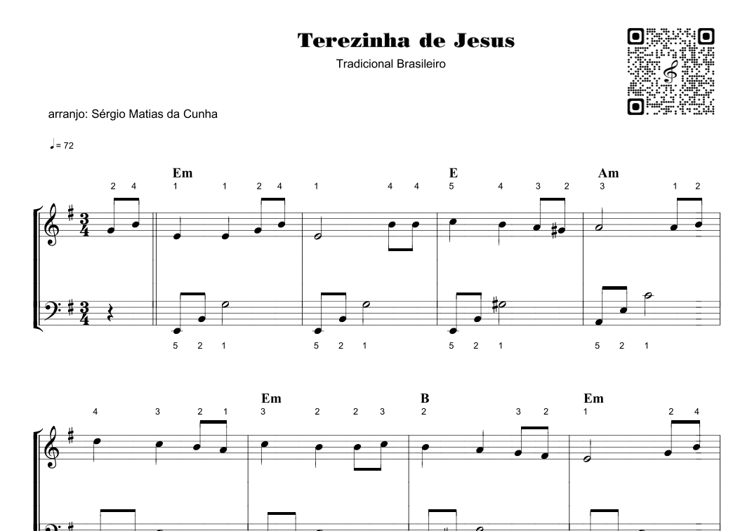 Terezinha de Jesus (arr. Sérgio Matias da Cunha)