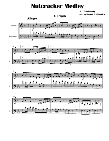 Nutcracker Medley (arr. Kenneth D. Friedrich)