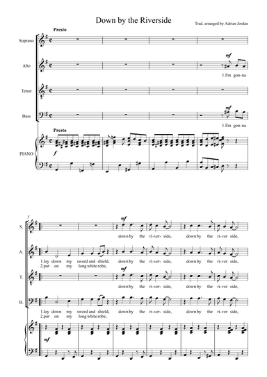 Down By The Riverside (arr. Adrian Jordan)