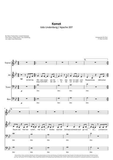 Komet (arr. Antje Günther)