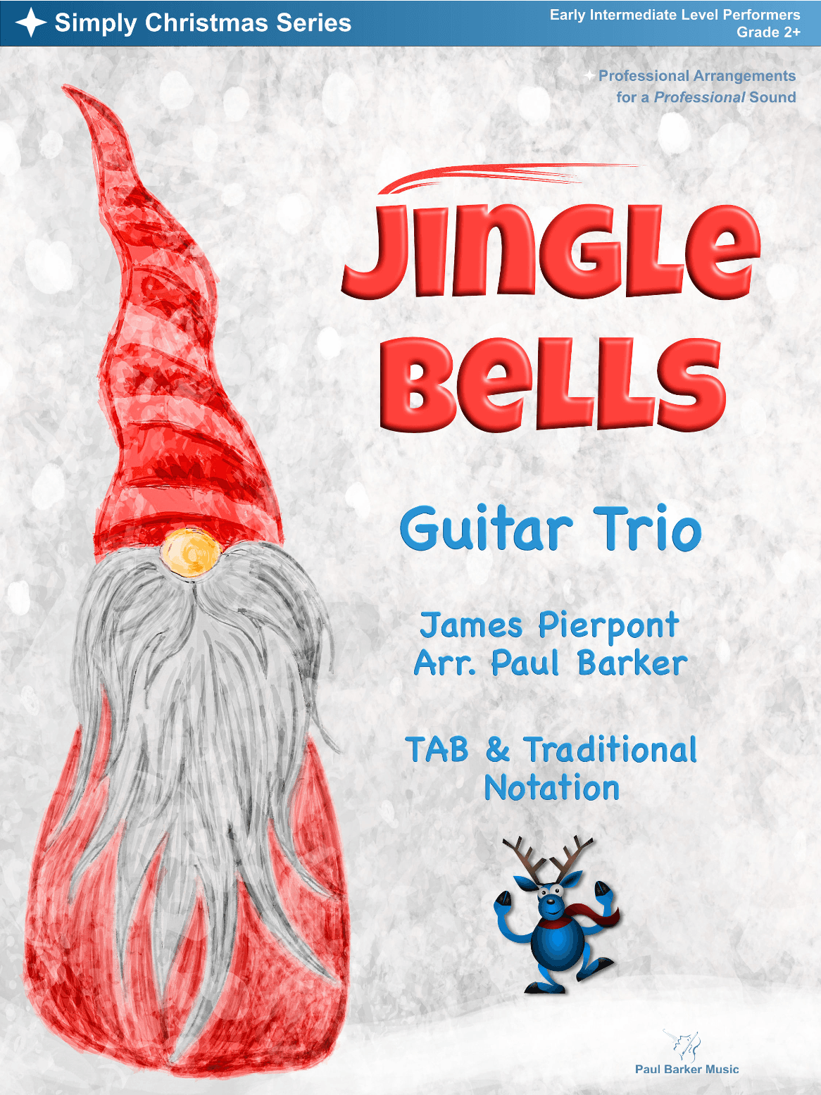Jingle Bells (Guitar Trio) (arr. Paul Barker)