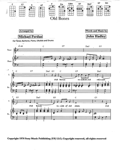 Old Bones (arr. Micheal Perdue)