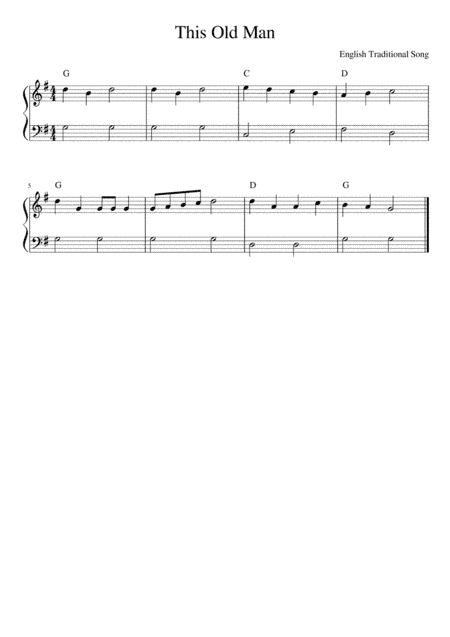 This Old Man (arr. Kaiserin Rebecca)