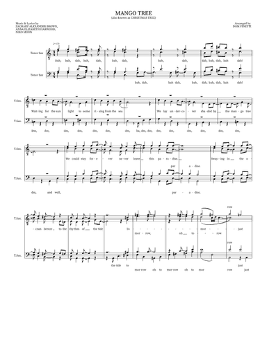 Mango Tree (arr. Dom Finetti)