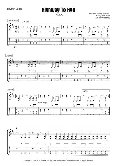 Highway To Hell (arr. Ben Garraway)
