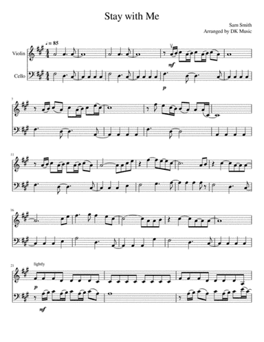 Stay With Me (arr. DK Music)