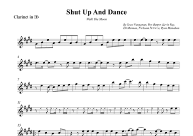 Shut Up And Dance (arr. Wesley S. SIlva)