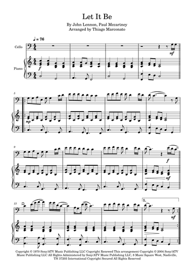 Let It Be (arr. Thiago Marconato)