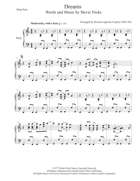 Dreams (arr. Kirsten Agresta Copely)