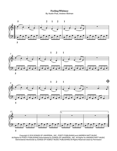 Feeling Whitney (arr. Andrew Goodloe)