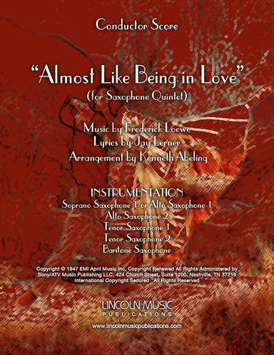 Almost Like Being In Love (arr. Kenneth Abeling)
