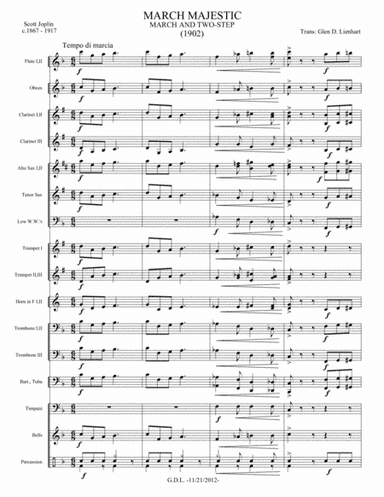 March Majestic (arr. Glen D. Lienhart)