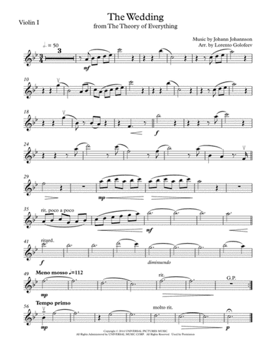 The Wedding (arr. Lorento Golofeev)