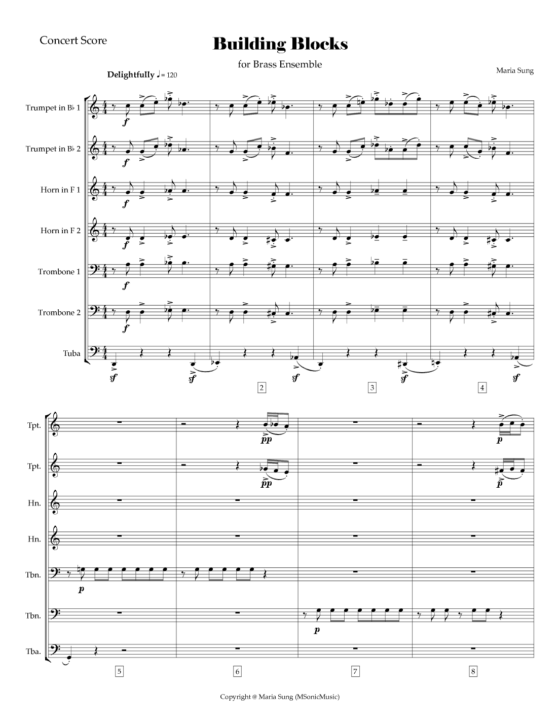 Building Blocks for Brass Ensemble