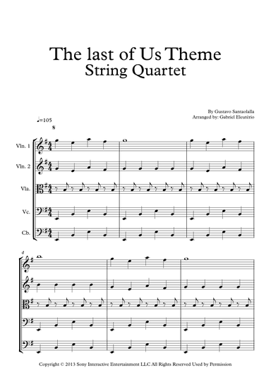 The Last Of Us (arr. Gabriel Eleutério)