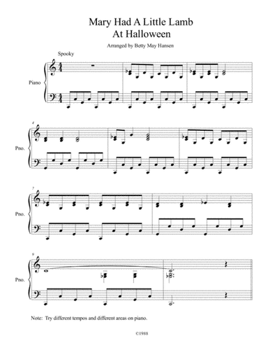Mary Had A Little Lamb Variety Pack I (arr. Betty May Hansen)