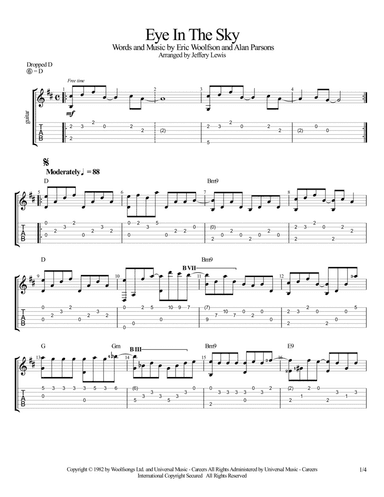 Eye In The Sky (arr. Jeffery Lewis)