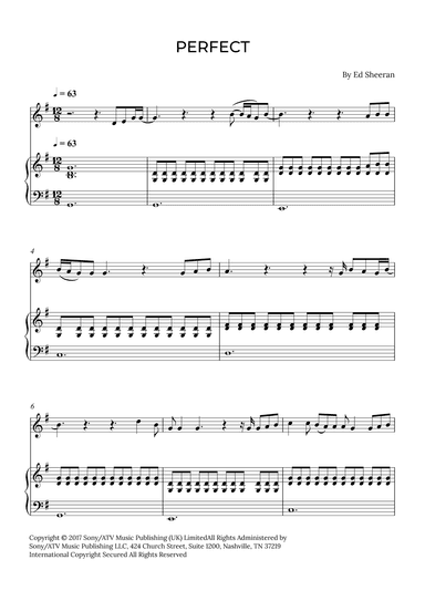 Perfect (arr. Alex Nunes Rodrigues)