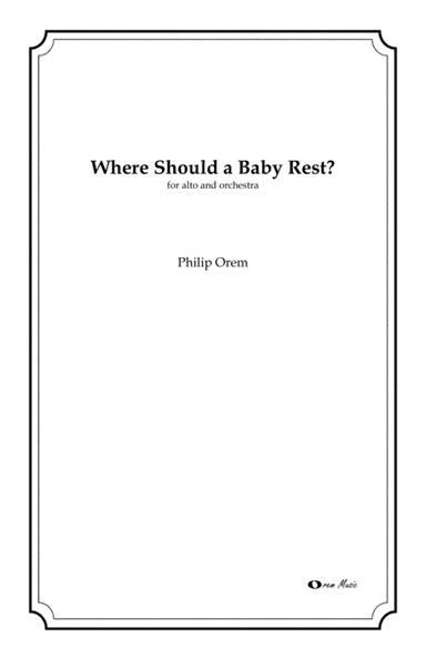 Where Should a Baby Rest?