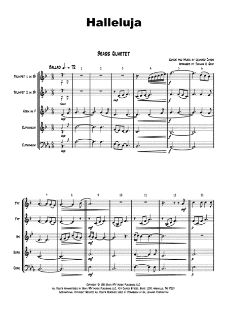 Hallelujah (arr. Thomas H. Graf)