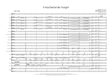 It Had Better Be Tonight (arr. Matt Amy)