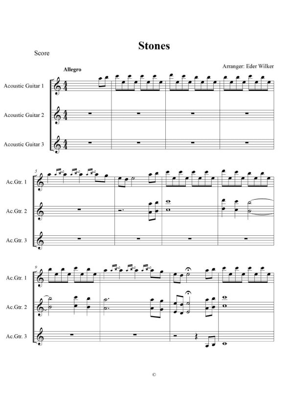 Ultima Online - Stones (arr. Eder W. B. Pena)