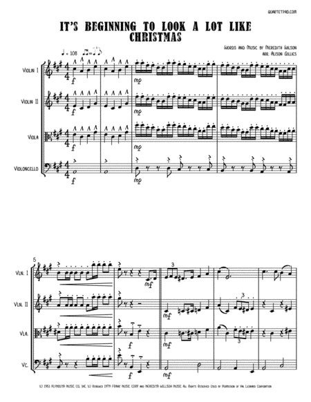 It's Beginning To Look Like Christmas (arr. Alison Gillies)
