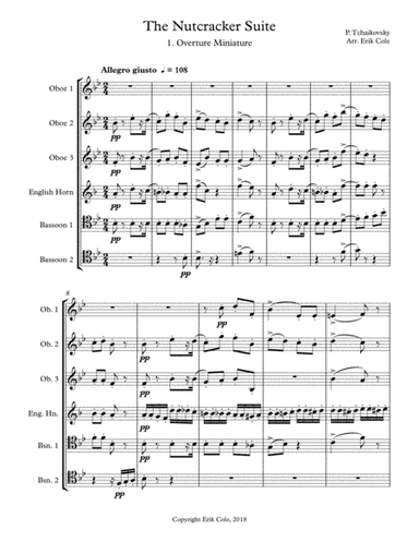 The Nutcracker Suite 1. Overture Miniature (arr. Erik Cole)