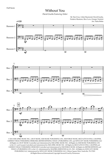 Without You (arr. Fabio Britto)