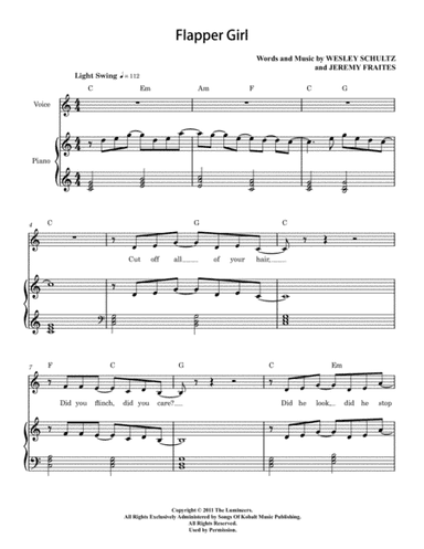 Flapper Girl (arr. Abby Kellems)