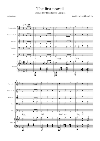 The First nowell (arr. Davi Rocha Campos)