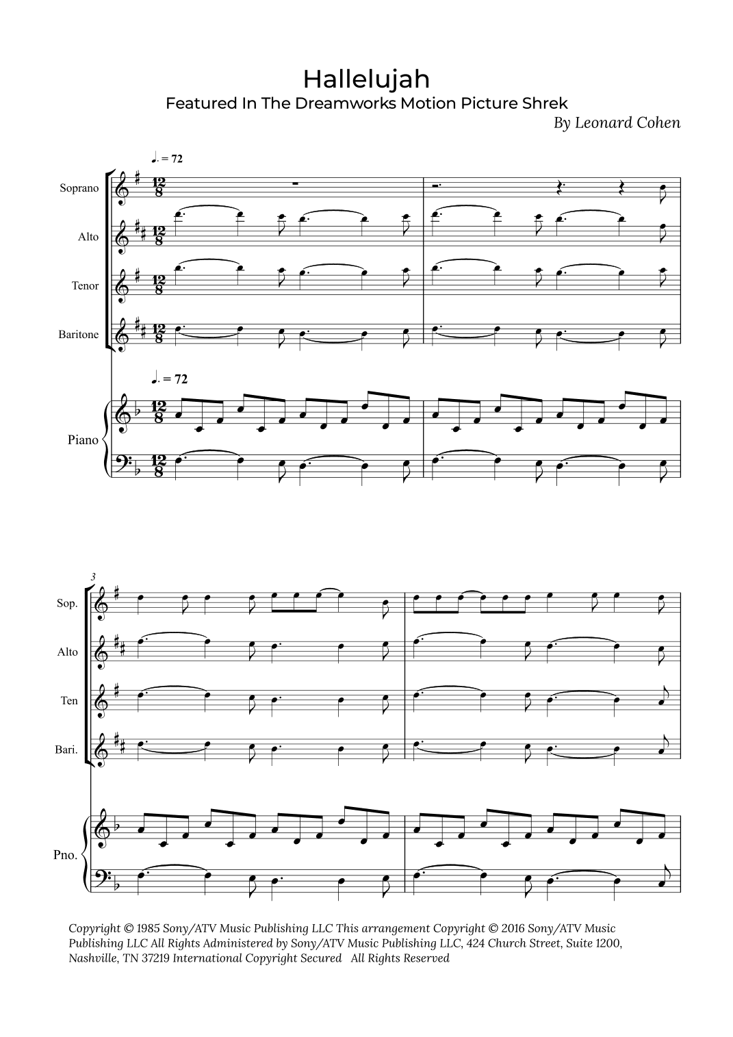 Hallelujah (arr. Alex Nunes Rodrigues)