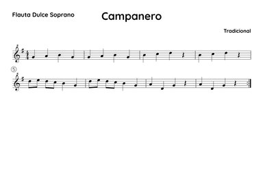 Campanero - G (arr. SUZUME)