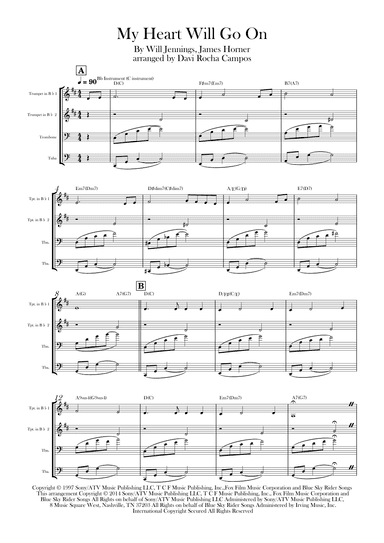 My Heart Will Go On (love Theme From 'titanic') (arr. Davi Rocha Campos)