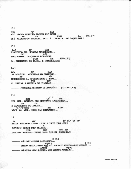 Uma Iracema - Part-2: It's a Bossa Nova song.