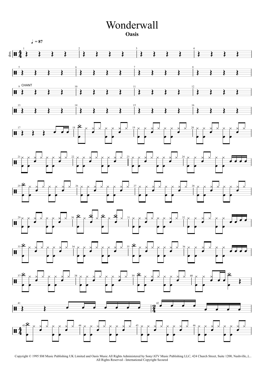 Wonderwall (arr. Cyril Mayer)