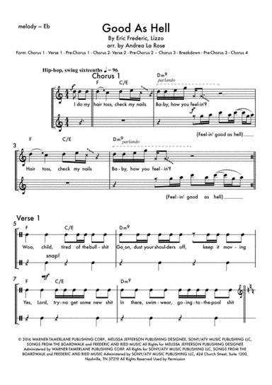 Good As Hell (arr. Andrea La Rose)