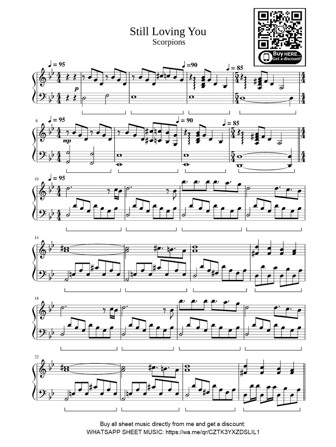 Still Loving You (arr. eduardo)