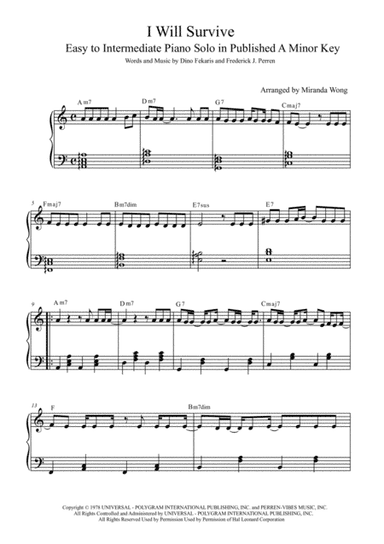 I Will Survive (arr. Miranda Wong)