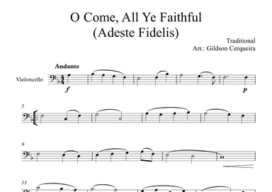 O Come, All Ye Faithful (Adeste Fidelis) (arr. Gildson Cerqueira)