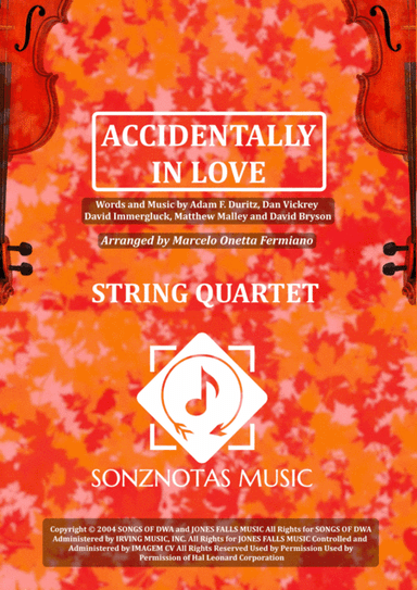 Accidentally In Love (arr. Marcelo Onetta Fermiano)