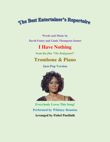 I Have Nothing (arr. Fishel Pustilnik)