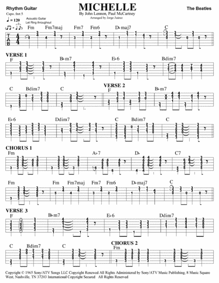 Michelle (arr. Jorge Juárez)