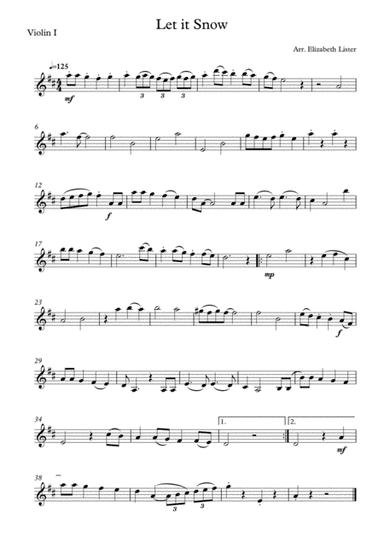 Let It Snow! Let It Snow! Let It Snow! (arr. Elizabeth Lister)
