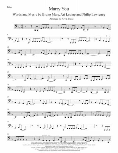 Marry You (arr. Kevin Busse)