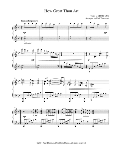 How Great Thou Art (arr. Paul Thurmond)