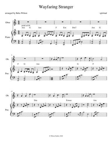 Wayfaring Stranger (arr. Beka Wilson)