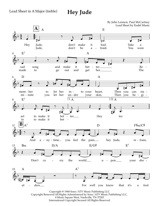 Hey Jude (arr. Essbê Music)