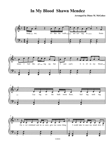 In My Blood (arr. Diane M. McGahee)